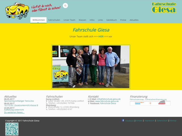 Kunde: Fahrschule Giesa Rheinberg & Kamp-Lintfort - Burkhard Giesa