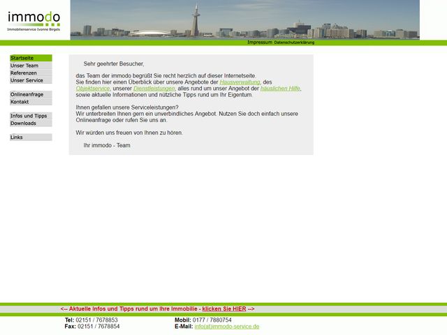 Kunde: immodo-Service.de - Ivonne Birgels