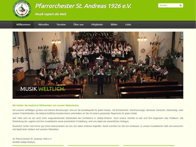 Kunde: Pfarrorchester St. Andreas 1926 e.V. - Gellep-Stratum